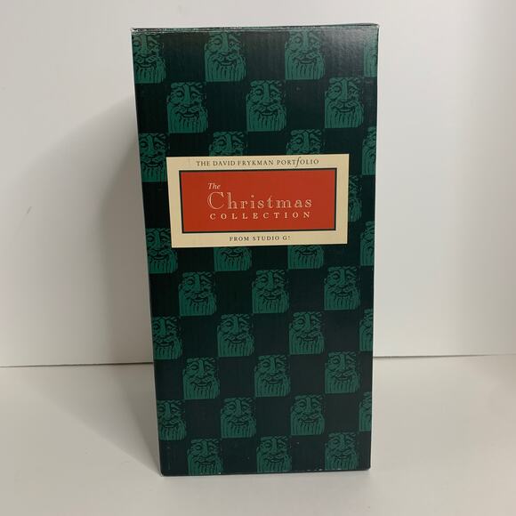 David Frykman Santa w/ Staff Signed Event Piece Merry Christmas Figurine 2000 - Picture 9 of 10